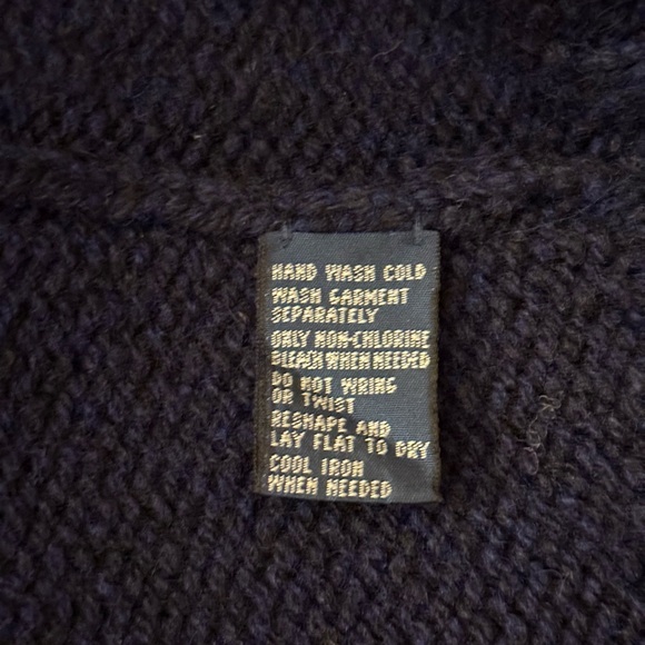 Polo Ralph Lauren Vintage 90’s RARE Star ⭐️ Hand Knit Wool Sweater,Size-XXL - Picture 5 of 8